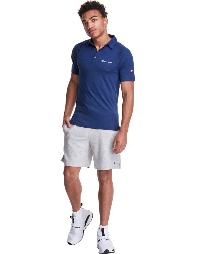 Champion Sport Polo T-shirt Herr Blå | 3986045-LC