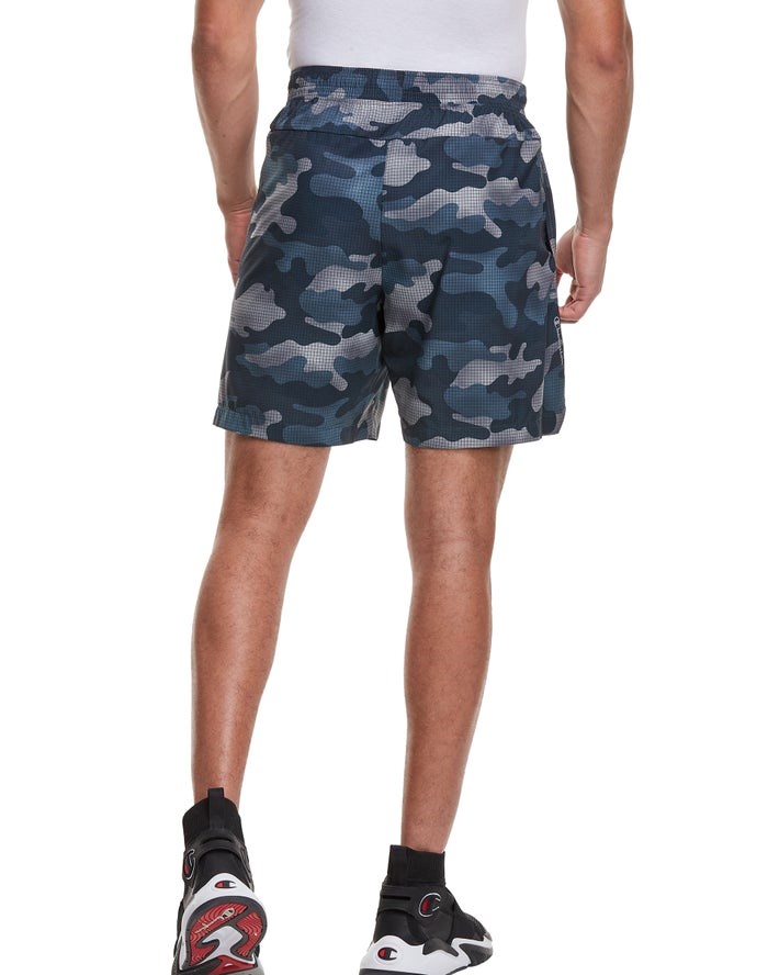 Champion Sport Print No Liner Shorts Herr Camo | 8307142-YF