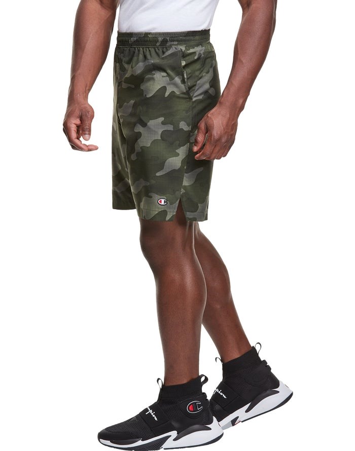 Champion Sport Print Shorts Herr Camo | 2376580-JB