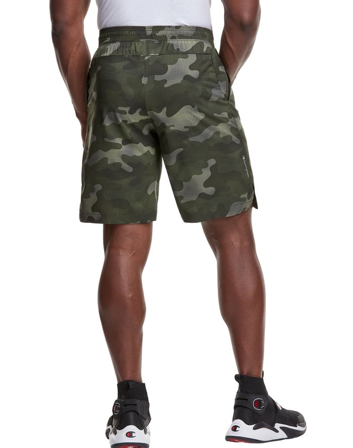 Champion Sport Print Shorts Herr Camo | 2376580-JB