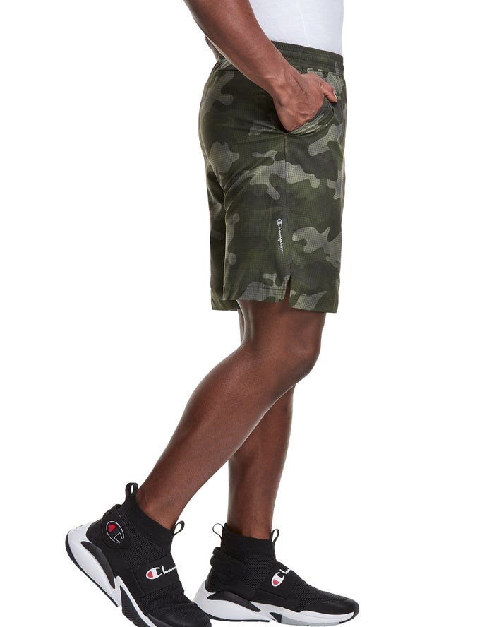 Champion Sport Print Shorts Herr Camo | 2376580-JB