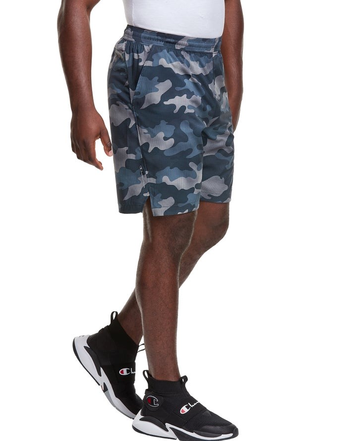 Champion Sport Print Shorts Herr Camo | 5938706-VL