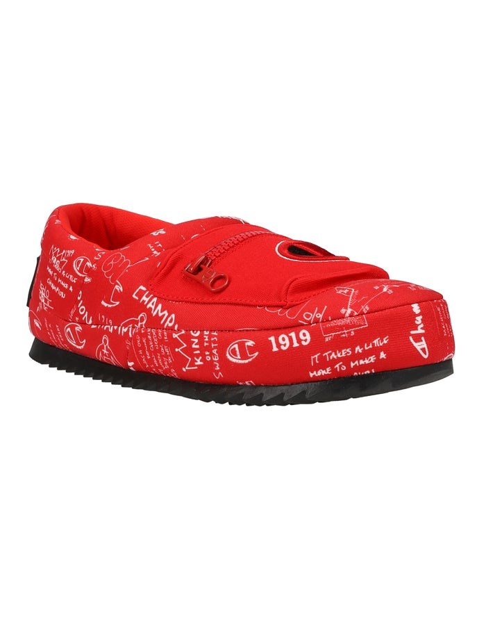 Champion University Pack Doodle Sneakers Herr Röda | 7369524-SN