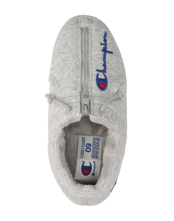 Champion University Zip Sneakers Herr Grå | 1305968-SN