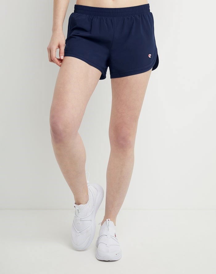 Champion Varsity 3.5 Inseam Tröjor Dam Marinblå | 9561748-TZ