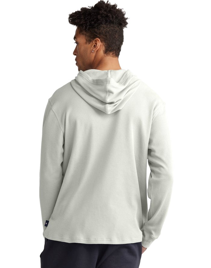 Champion Waffle Hoodie Herr Grå | 4673592-TY