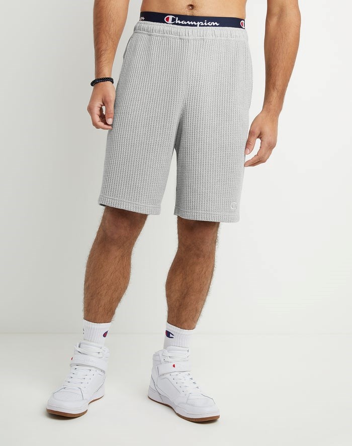 Champion Waffle Shorts Herr Grå | 6309172-UH